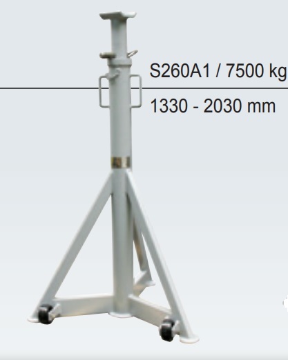 Опорная стойка, грузоподъёмность 7500 кг, высота 1330-2030 мм